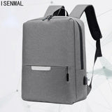 Waterproof Men's Backpack with USB Charging