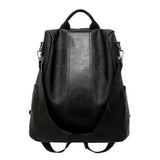 Women Ladies PU Leather Rucksack Anti-theft Backpack Bags