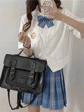 Vintage Women Backpacks Preppy Student Backpack Female Shoulder Bag