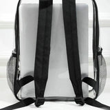 PVC Transparent Backpack Waterproof Large Capacity