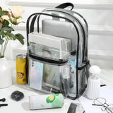 PVC Transparent Backpack Waterproof Large Capacity