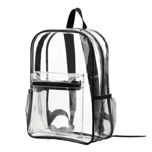 PVC Transparent Backpack Waterproof Large Capacity