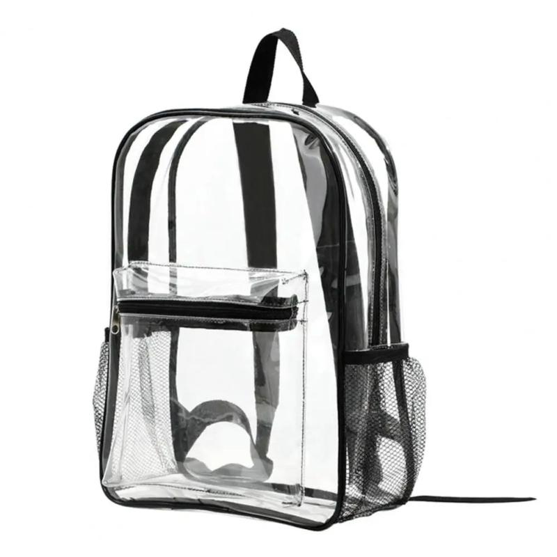 PVC Transparent Backpack Waterproof Large Capacity