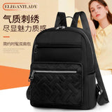 Waterproof Print Women Backpack Anti-theft School Bag