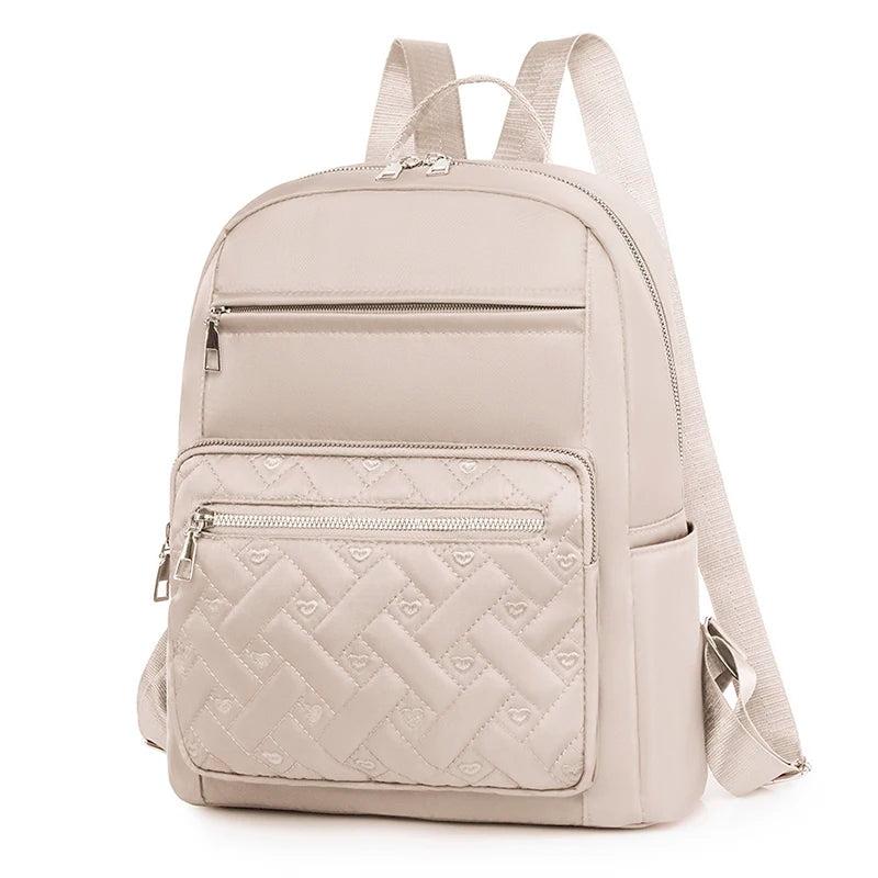 Waterproof Print Women Backpack Anti-theft School Bag