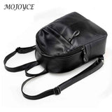 Vintage Leather Women Backpack School Book Bag Teenager College Knapsack