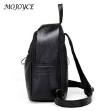 Vintage Leather Women Backpack School Book Bag Teenager College Knapsack