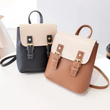 Waterproof High Mini Women Girl PU Leather Backpack