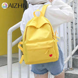 Heart Women Backpack Teenager Girl Travel Shoulder Bag School Rucksack Embroider