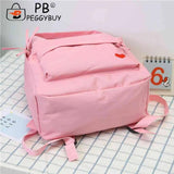 Heart Women Backpack Teenager Girl School Rucksack