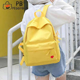 Heart Women Backpack Teenager Girl School Rucksack