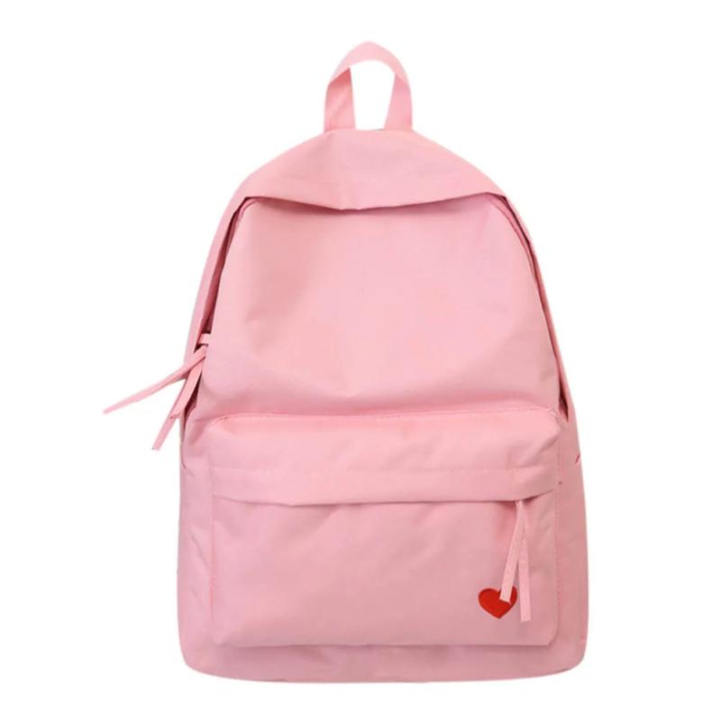 Heart Women Backpack Teenager Girl School Rucksack