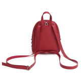 Small Backpack Women's Shoulder Bags PU Leather Bag School Bags