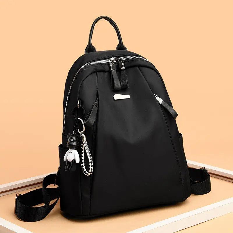 Waterproof Nylon Backpack for Women Large Travel Bagpack
