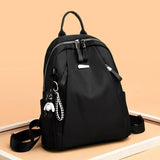 Waterproof Nylon Backpack for Women Large Travel Bagpack