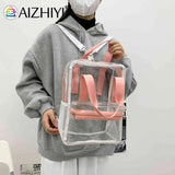 Summer PVC Clear Yoga Gym Bag Transparent Waterproof Outdoor Sports Fitness Hand