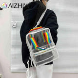 Summer PVC Clear Yoga Gym Bag Transparent Waterproof Outdoor Sports Fitness Hand