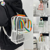 Summer PVC Clear Yoga Gym Bag Transparent Waterproof Outdoor Sports Fitness Hand