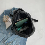 Women Nylon Backpack Large Capacity Shoulder Bag Waterproof School Bags