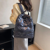 Women Nylon Backpack Large Capacity Shoulder Bag Waterproof School Bags