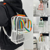 Clear Yoga Gym Bag Waterproof Outdoor Sports Fitness Handbag