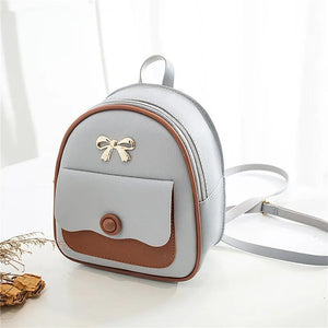 Style Mini Backpack Small Backless Shoulder Crossbody Bag Multi-Functional Girls