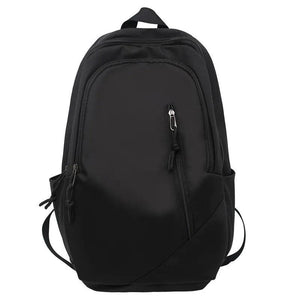 Waterproof Nylon Unisex Laptop Backpack Large Capacity Student School Bookbag