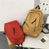 Waterproof Nylon Unisex Laptop Backpack Large Capacity Student School Bookbag