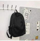 Waterproof Nylon Unisex Laptop Backpack Large Capacity Student School Bookbag