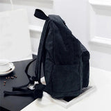 Corduroy Women's Backpack for School and Travel