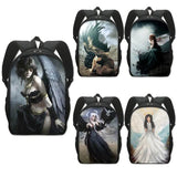 Angel Watching Over the Baby Backpack for Girls Students