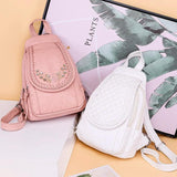 Women Soft Leather Backpack for Girls Travel Back Pack Rucksacks