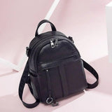 Small PU Leather Mini Backpack for Women and Girls