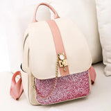 Casual Oxford Cloth Backpack Women Lightweight Large Capacity Backpack