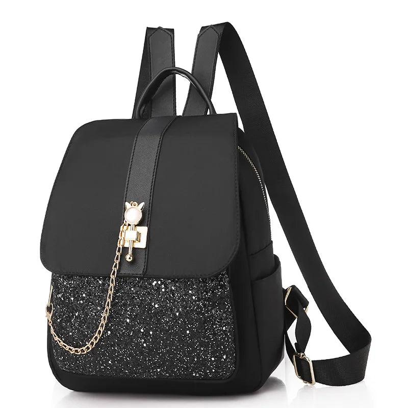 Casual Oxford Cloth Backpack Women Lightweight Large Capacity Backpack