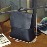 Women Backpack Female High PU Leather Book School Bags Teenage Girls Travel Ruck