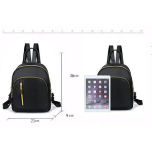 Women Anti-theft Backpack Waterproof Fabric Large Female Shoulder Bag
