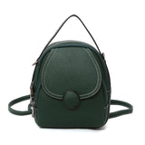 Women Leather Backpack Mini Soft Touch Small Backpack