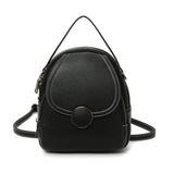 Women Leather Backpack Mini Soft Touch Small Backpack