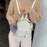 Teen Girl Backpack Lady Shoulder Bag Nylon School Bag