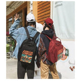 Attra-Yo Retro Cartoon Print Women Backpack