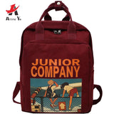 Attra-Yo Retro Cartoon Print Women Backpack