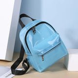 Clear PVC See Through Backpacks Preppy Style Mini Backpack