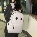 Male Knapsack Ghost Backpack Student Street Large-capacity Backpack