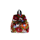 Fur Women's Backpack Hobos School Bag Versatile Travel Bag