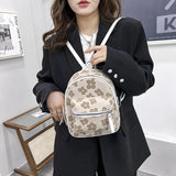 INS Mini Women Backpacks Nylon Female Bag Flower Printing Small Feminina