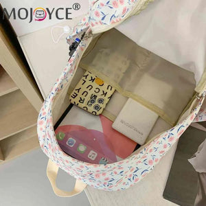 Floral Printed Student Rucksack Teenager Shoulder Bags