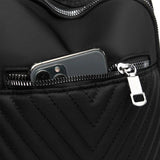 Women Shoulder Bag 2-in-1 Nylon Backpack Anti-Theft Daypack for Travel