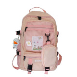 Retro Fashionable School Bag For Teenage Girls Notebook Backpack