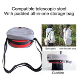 Collapsible Stool Nylon Webbing Telescoping Storage Bag